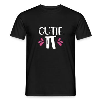 Cutie Pi - T-shirt homme - noir - Devant - AI Model Male 178 light (178cm)
