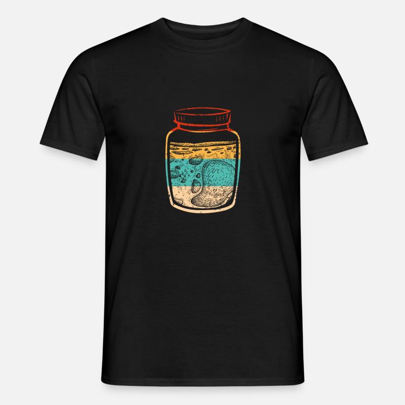 Bunter Sauerteig - Männer T-Shirt - Schwarz