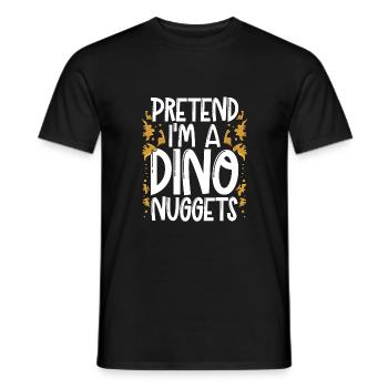 Stell Dir Vor, Ich Wäre Ein Dino nugget - Männer T-Shirt - Schwarz - Vorne - AI Model Male 178 light (178cm)