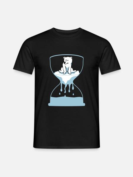 Polar bear - Men's T-Shirt - black