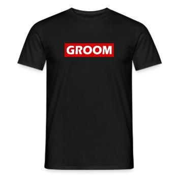 Groom - T-shirt homme - noir - Devant - AI Model Male 178 light (178cm)