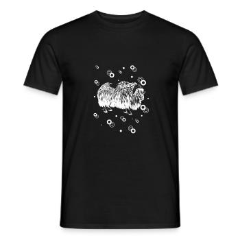 Bison - Büffel - Männer T-Shirt - Schwarz - Vorne - AI Model Male 178 light (178cm)