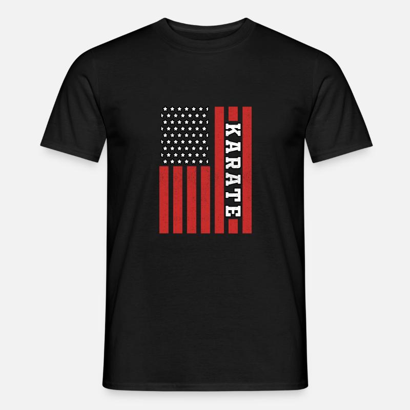 Karate - Männer T-Shirt - Schwarz