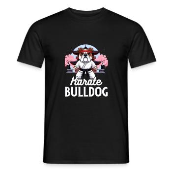 Karaté Bouledogue - T-shirt homme - noir - Devant - AI Model Male 178 light (178cm)