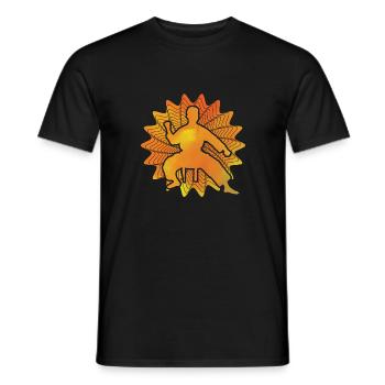 Karate - Männer T-Shirt - Schwarz - Vorne - AI Model Male 178 light (178cm)