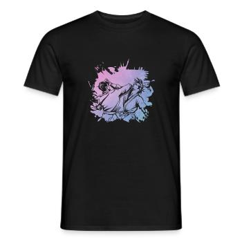 Karaté - T-shirt homme - noir - Devant - AI Model Male 178 light (178cm)