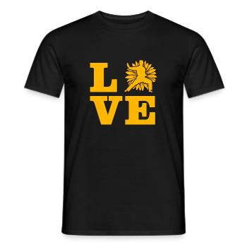 Amour Karaté - T-shirt homme - noir - Devant - AI Model Male 178 light (178cm)
