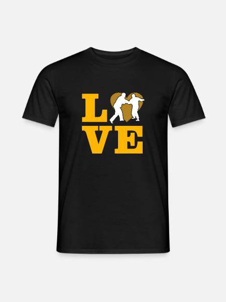 Love Judo - Men's T-Shirt - black