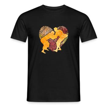 Judo - Men's T-Shirt - black - Front - AI Model Male 178 light (178cm)