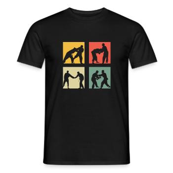 Judo - T-shirt homme - noir - Devant - AI Model Male 178 light (178cm)