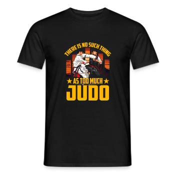 Il n’y a pas trop de judo - T-shirt homme - noir - Devant - AI Model Male 178 light (178cm)