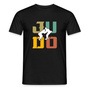 Judo - T-shirt homme - noir - Devant - AI Model Male 178 light (178cm)