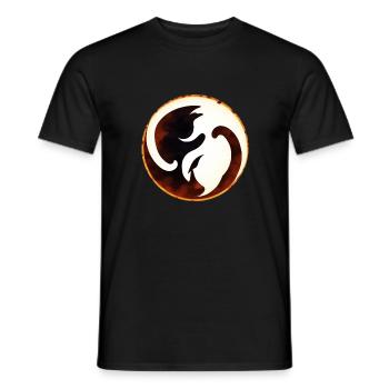 Yin Yang - T-shirt homme - noir - Devant - AI Model Male 178 light (178cm)