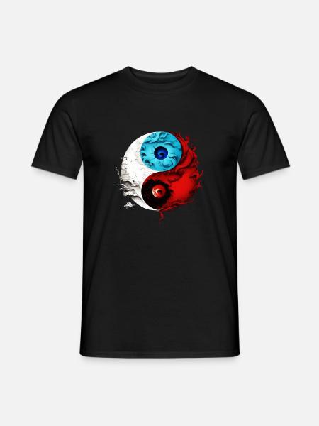 Yin Yang - T-shirt homme - noir