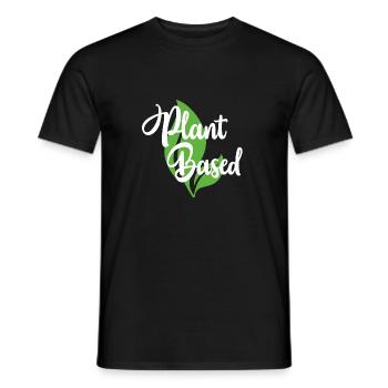 Plant Based Felischfrei Gesund Geschenk - Männer T-Shirt - Schwarz - Vorne - AI Model Male 178 light (178cm)