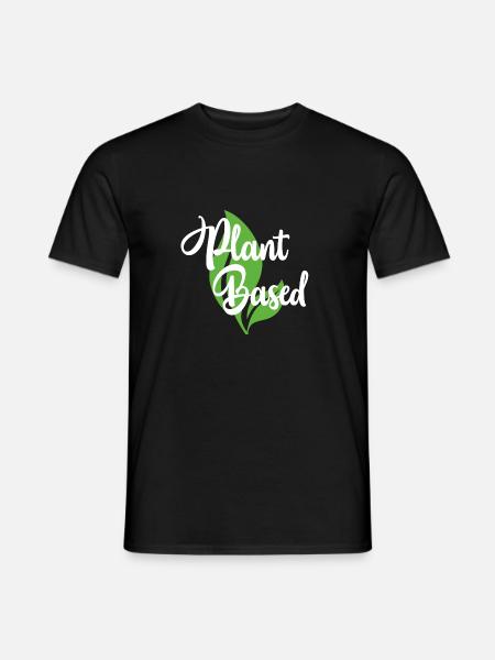 Plant Based Felischfrei Healthy Gift - Men's T-Shirt - black