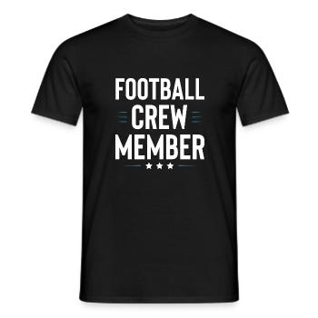 Équipe de football - T-shirt homme - noir - Devant - AI Model Male 178 light (178cm)