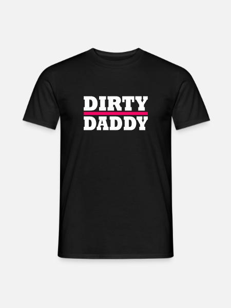 Dirty daddy - Men's T-Shirt - black