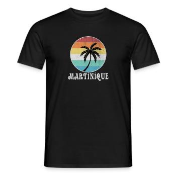 Martinique - Männer T-Shirt - Schwarz - Vorne - AI Model Male 178 light (178cm)