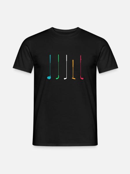 Golf Golf Club Golf Golf Joueurs de golf - T-shirt homme - noir