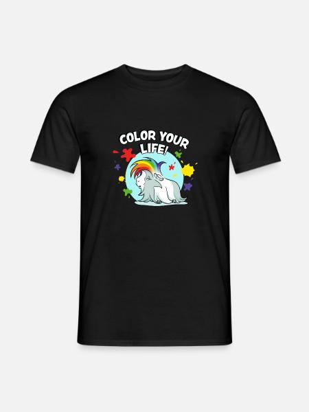 Colour your life - Men's T-Shirt - black
