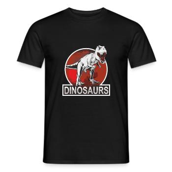 Dinosaurs - Männer T-Shirt - Schwarz - Vorne - AI Model Male 178 light (178cm)