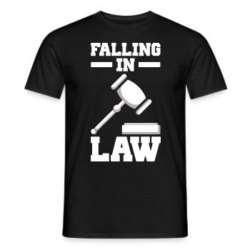 Anwalt Geschenke für Anwälte | Jurist Jura Student - Männer T-Shirt - Schwarz - Vorne - AI Model Male 178 light (178cm)
