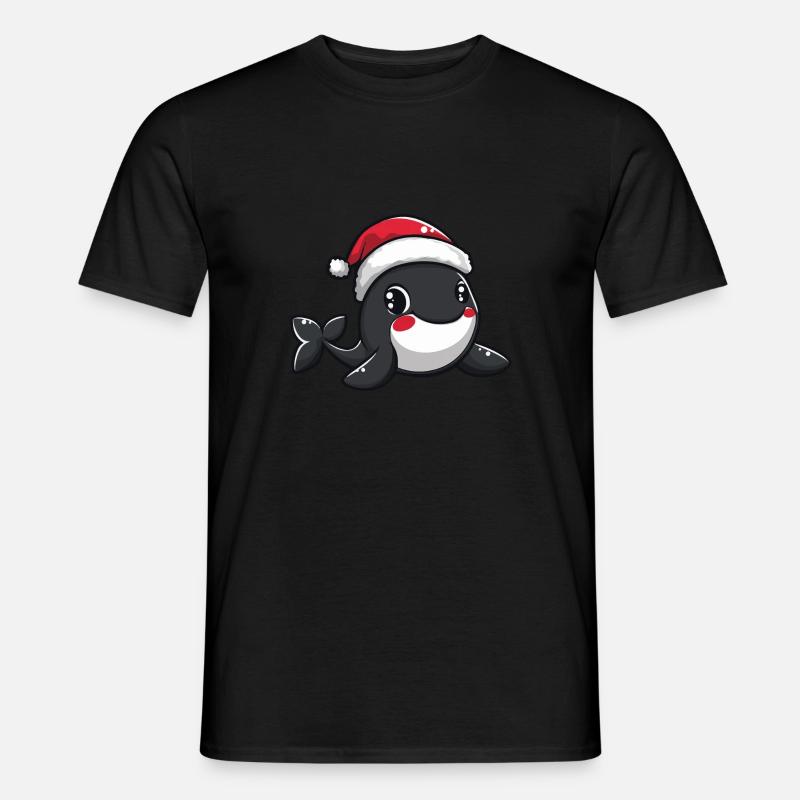 Wal Weihnachten - Männer T-Shirt - undefined
