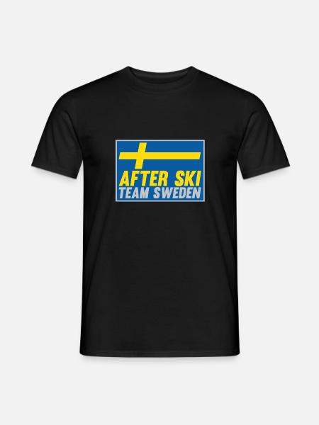 asts classic logo - T-shirt herr - svart