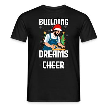 Jingle Bells Healthy Teeth Swell Dentist Z - Men's T-Shirt - black - Front - AI Model Male 178 light (178cm)
