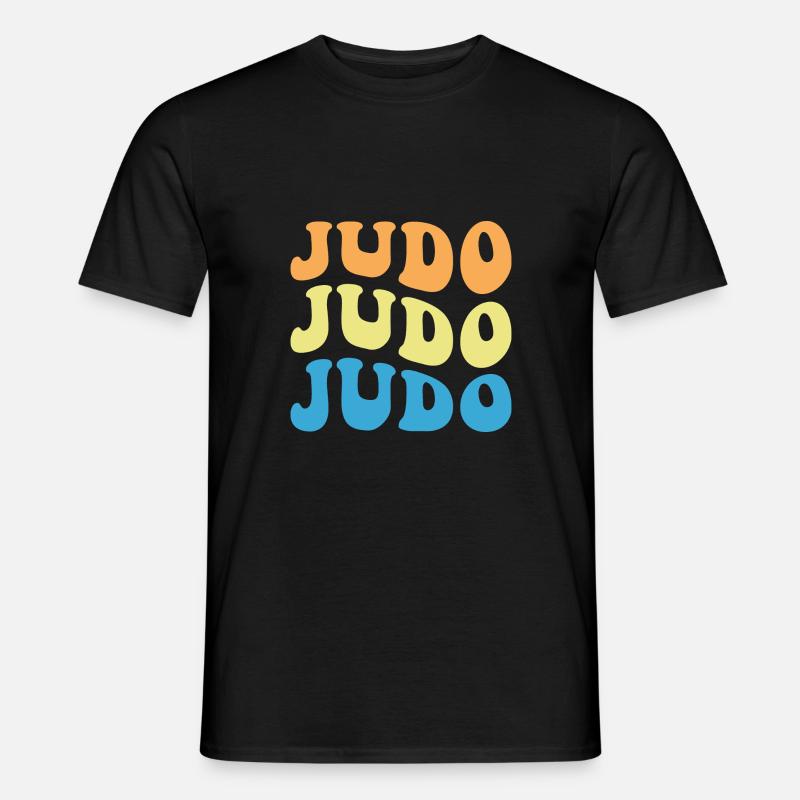 Judo - Männer T-Shirt - Schwarz