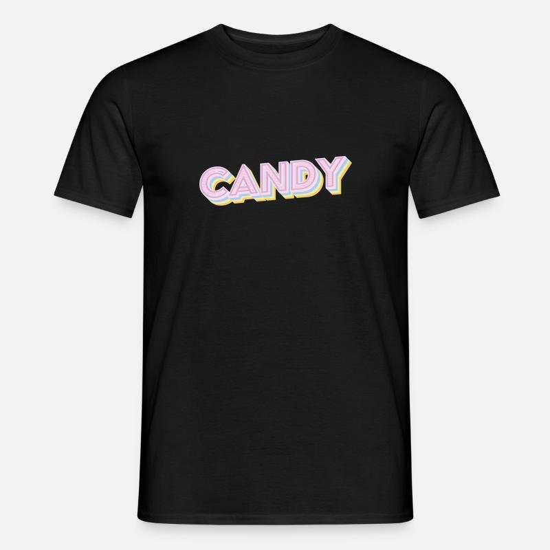 Candy - Männer T-Shirt - Schwarz