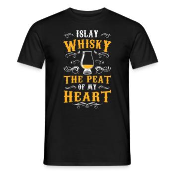 Whiskey Liebhaber Whisky Trinker Geschenk - Männer T-Shirt - Schwarz - Vorne - AI Model Male 178 light (178cm)