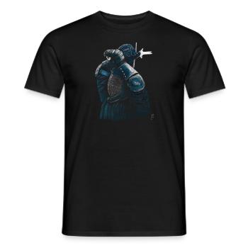 Fencer "Eva" - Männer T-Shirt - Schwarz - Vorne - AI Model Male 178 light (178cm)