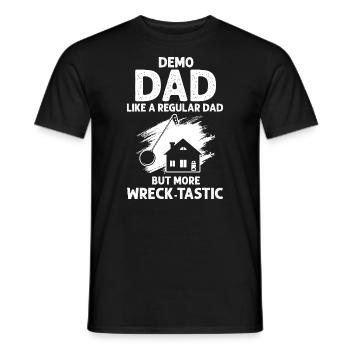 Conception de démolition de maisons et rénovation de maisons - T-shirt homme - noir - Devant - AI Model Male 178 light (178cm)