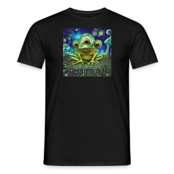 Voyage Kambo •04 - T-shirt homme - noir - Devant - AI Model Male 178 light (178cm)