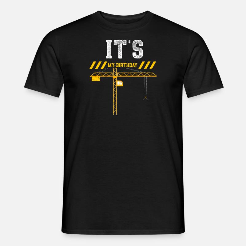 It's My Birthday - Männer T-Shirt - Schwarz