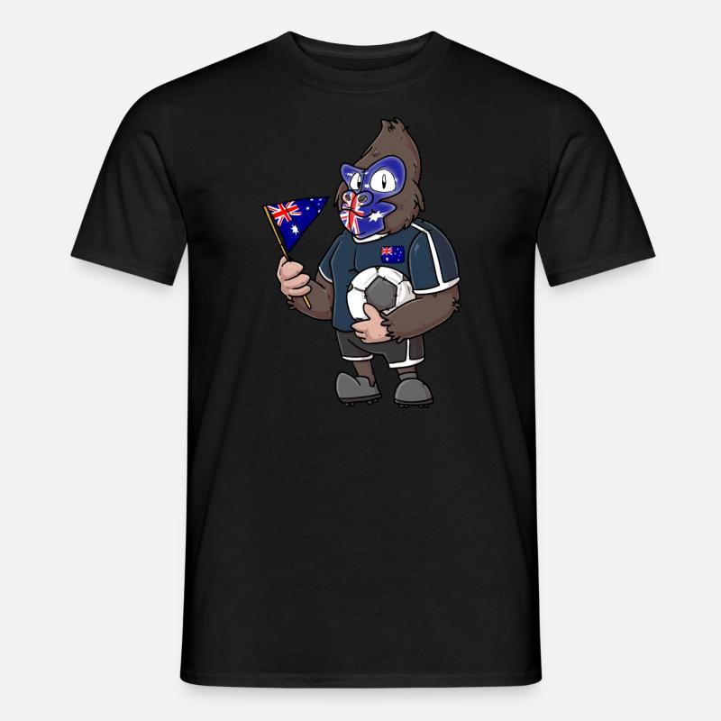 Australischer Gorilla - Männer T-Shirt - Schwarz