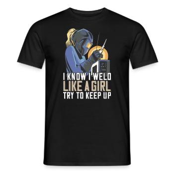 Welder Mama pour soudeurs et - T-shirt homme - noir - Devant - AI Model Male 178 light (178cm)