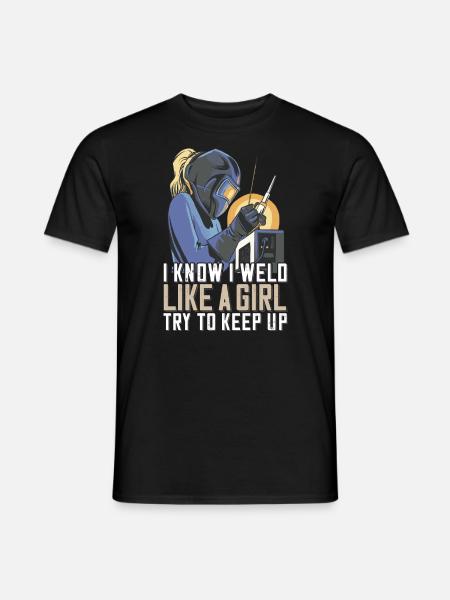 Welder Mama pour soudeurs et - T-shirt homme - noir