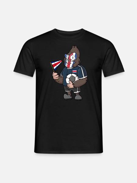 Costa Rica Gorilla - Men's T-Shirt - black