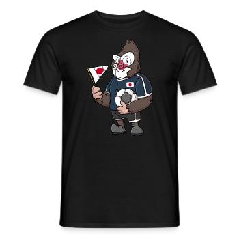 Japan Gorilla - Männer T-Shirt - Schwarz - Vorne - AI Model Male 178 light (178cm)