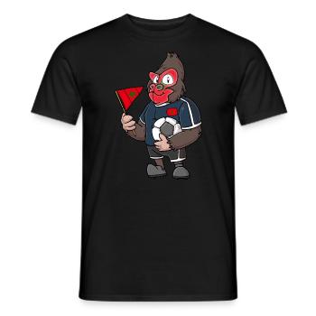 Morocco Gorilla - Men's T-Shirt - black - Front - AI Model Male 178 light (178cm)