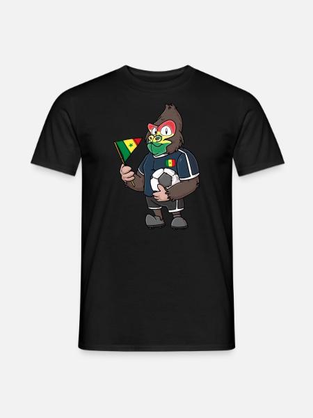 Senegal Gorilla - Men's T-Shirt - black