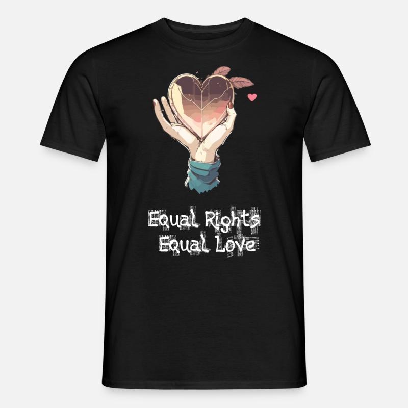 Gleichberechtigung - Männer T-Shirt - Schwarz