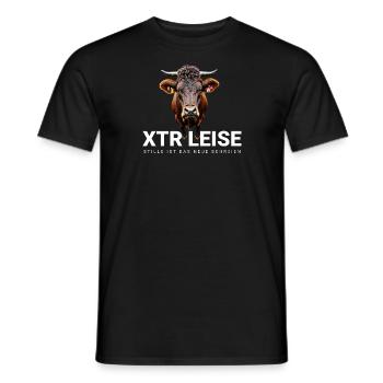 Kuh - Stille ist das neue Schreien - Männer T-Shirt - Schwarz - Vorne - AI Model Male 178 light (178cm)