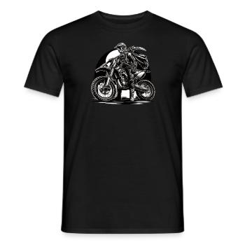 Cavalier de minuit - T-shirt homme - noir - Devant - AI Model Male 178 light (178cm)