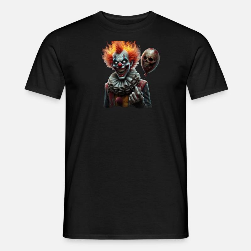 Albtraumclown - Männer T-Shirt - Schwarz