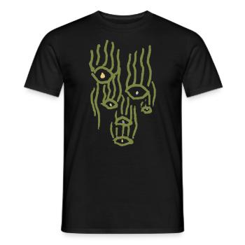 Orakel - Nordische Mythologie - Völuspa - Männer T-Shirt - Schwarz - Vorne - AI Model Male 178 light (178cm)
