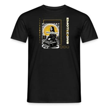 Emoti c ons Express Yourself in Every Emotion - Men's T-Shirt - black - Front - AI Model Male 178 light (178cm)